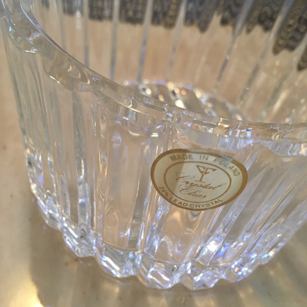 Crystal candy bowl